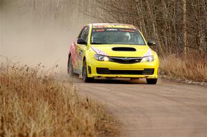 Scott Putnam / Alex Wong Subaru WRX STi on SS2.