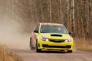 Scott Putnam / Alex Wong Subaru WRX STi on SS2.