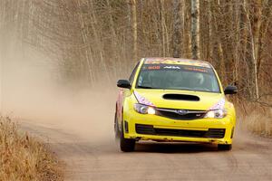 Scott Putnam / Alex Wong Subaru WRX STi on SS2.