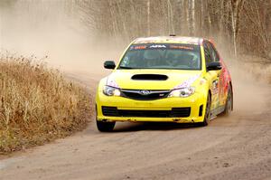 Scott Putnam / Alex Wong Subaru WRX STi on SS2.