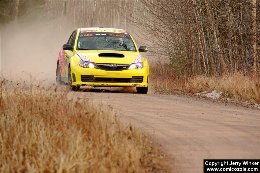Scott Putnam / Alex Wong Subaru WRX STi on SS2.