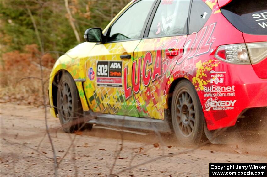 Scott Putnam / Alex Wong Subaru WRX STi on SS2.
