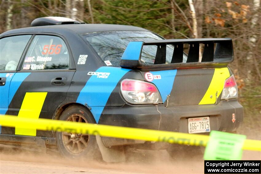 Colin Gleason / Mason Klimek Subaru Impreza 2.5RS on SS2.