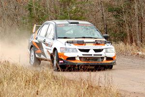 Tim Whitteridge / Mitch Meadows Mitsubishi Lancer Evo VIII on SS2.
