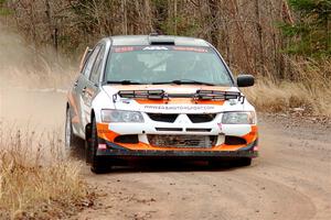 Tim Whitteridge / Mitch Meadows Mitsubishi Lancer Evo VIII on SS2.