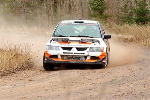 Tim Whitteridge / Mitch Meadows Mitsubishi Lancer Evo VIII on SS2.