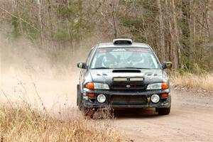 Jacob Kohler / Brittney Kohler Subaru Impreza on SS2.