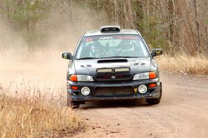 Jacob Kohler / Brittney Kohler Subaru Impreza on SS2.