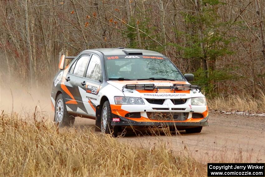 Tim Whitteridge / Mitch Meadows Mitsubishi Lancer Evo VIII on SS2.