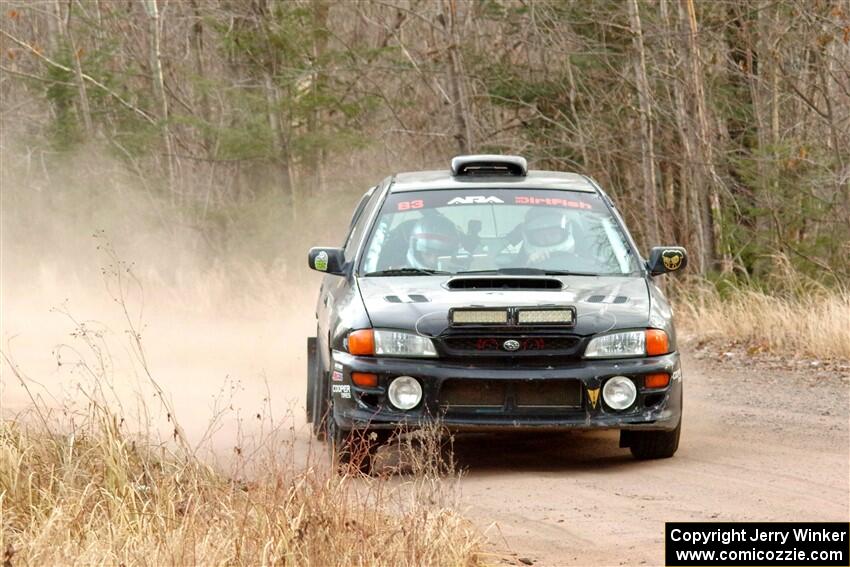 Jacob Kohler / Brittney Kohler Subaru Impreza on SS2.
