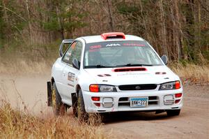 Richard Donovan / Greg Donovan Subaru Impreza on SS2.