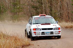 Richard Donovan / Greg Donovan Subaru Impreza on SS2.