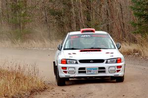 Richard Donovan / Greg Donovan Subaru Impreza on SS2.