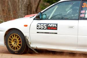 Richard Donovan / Greg Donovan Subaru Impreza on SS2.