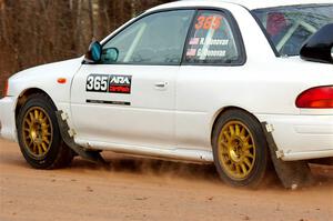 Richard Donovan / Greg Donovan Subaru Impreza on SS2.
