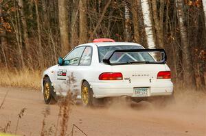 Richard Donovan / Greg Donovan Subaru Impreza on SS2.