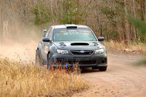 Calvin Bergen / Daryl Bergen Subaru WRX STi on SS2.