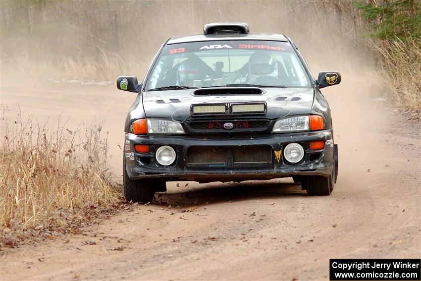 Jacob Kohler / Brittney Kohler Subaru Impreza on SS2.
