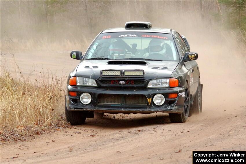 Jacob Kohler / Brittney Kohler Subaru Impreza on SS2.