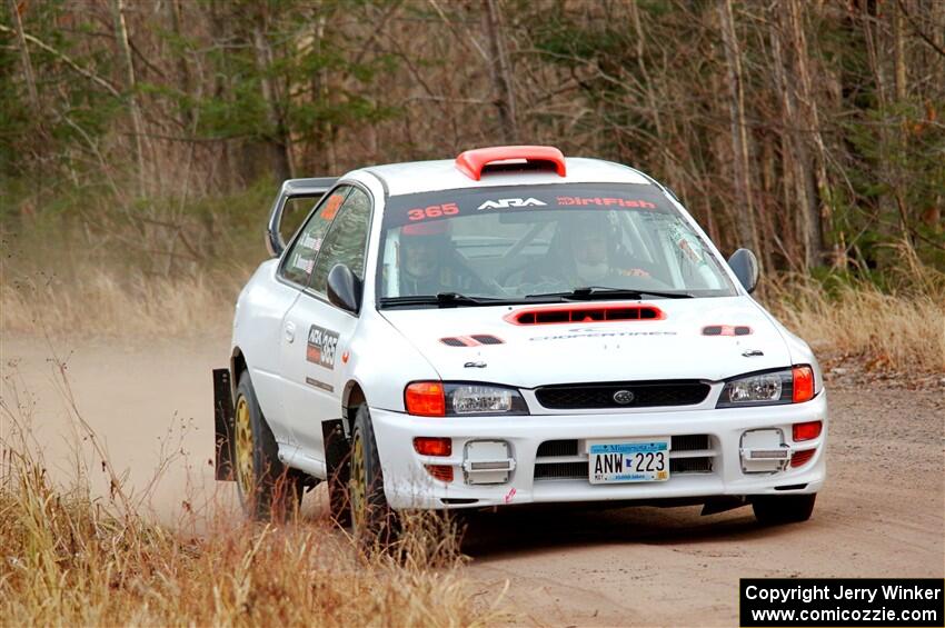 Richard Donovan / Greg Donovan Subaru Impreza on SS2.