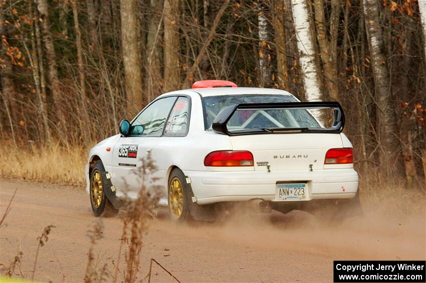 Richard Donovan / Greg Donovan Subaru Impreza on SS2.