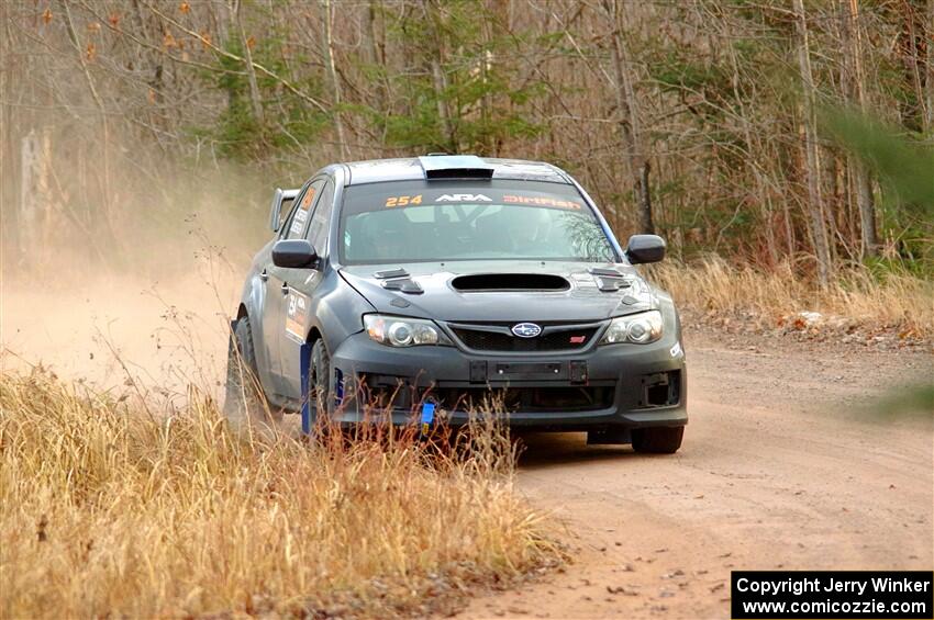 Calvin Bergen / Daryl Bergen Subaru WRX STi on SS2.