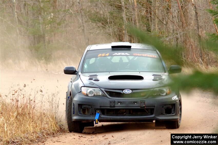 Calvin Bergen / Daryl Bergen Subaru WRX STi on SS2.