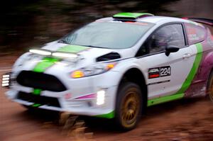 Kyle Tilley / Sarah Freeze Ford Fiesta R5 on SS3.