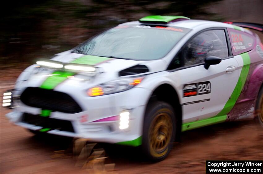 Kyle Tilley / Sarah Freeze Ford Fiesta R5 on SS3.