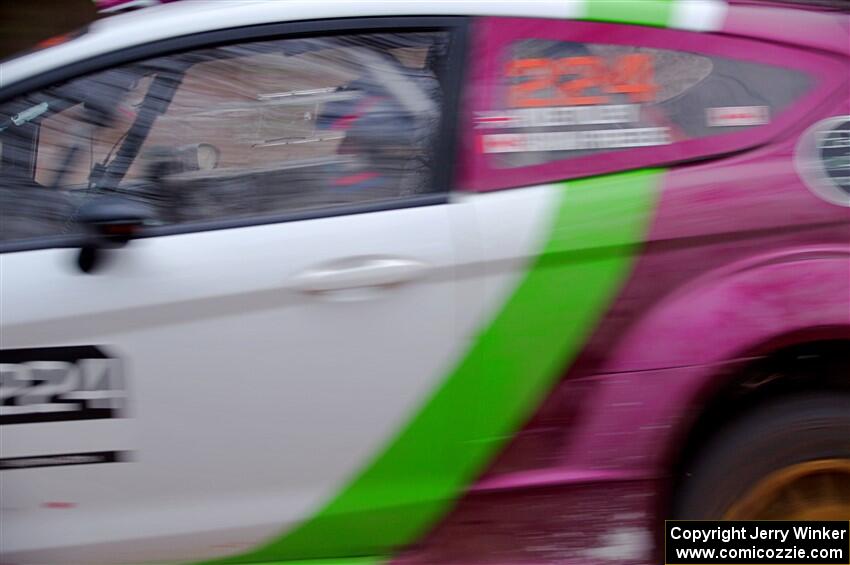 Kyle Tilley / Sarah Freeze Ford Fiesta R5 on SS3.