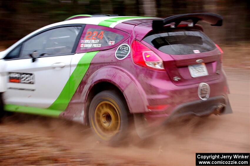 Kyle Tilley / Sarah Freeze Ford Fiesta R5 on SS3.