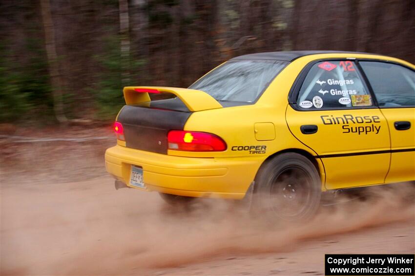 Steve Gingras / Katie Gingras Subaru Impreza on SS3.