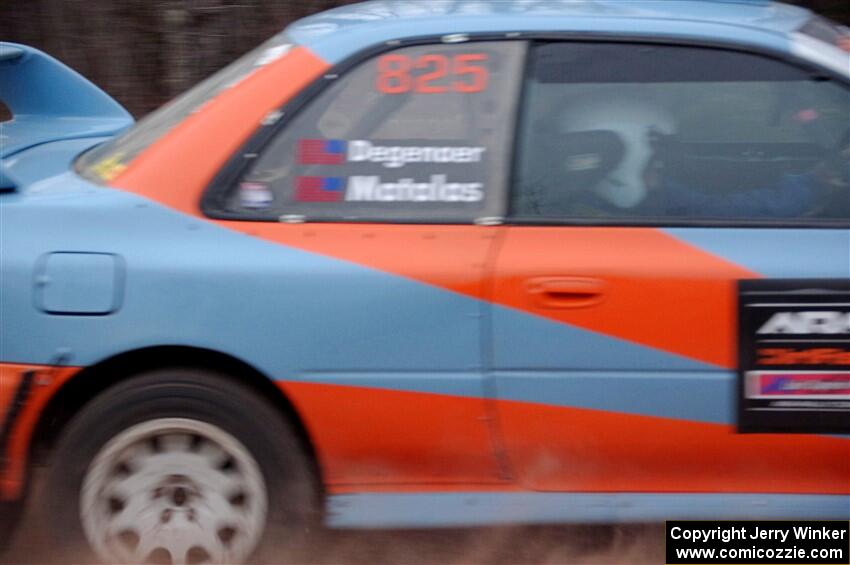 Tyler Matalas / Izaak Degenaer Subaru Impreza LX on SS3.