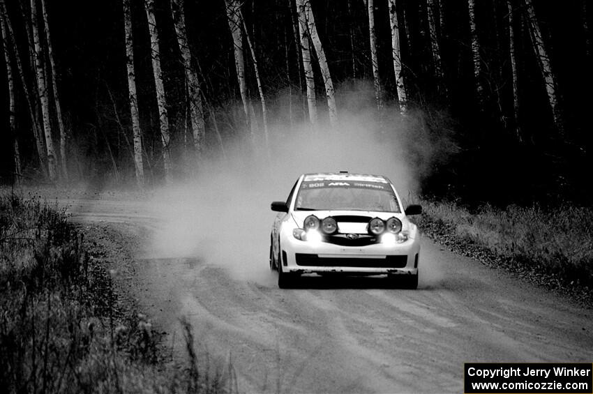 Scott Putnam / Alex Wong Subaru WRX STi on SS3.