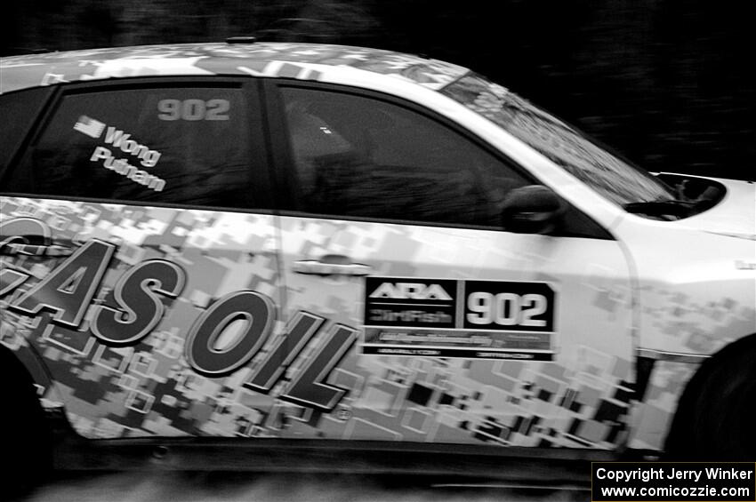 Scott Putnam / Alex Wong Subaru WRX STi on SS3.