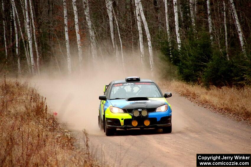 Colin Gleason / Mason Klimek Subaru Impreza 2.5RS on SS3.