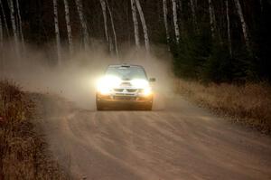 Tim Whitteridge / Mitch Meadows Mitsubishi Lancer Evo VIII on SS3.