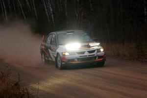 Tim Whitteridge / Mitch Meadows Mitsubishi Lancer Evo VIII on SS3.
