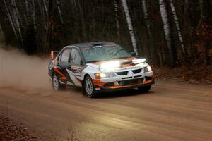 Tim Whitteridge / Mitch Meadows Mitsubishi Lancer Evo VIII on SS3.