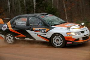 Tim Whitteridge / Mitch Meadows Mitsubishi Lancer Evo VIII on SS3.