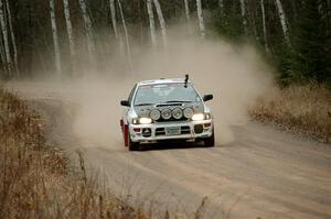 Aidan Hicks / John Hicks Subaru Impreza Wagon on SS3.