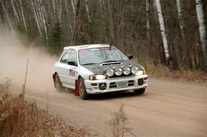 Aidan Hicks / John Hicks Subaru Impreza Wagon on SS3.