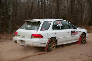Aidan Hicks / John Hicks Subaru Impreza Wagon on SS3.