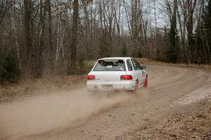 Aidan Hicks / John Hicks Subaru Impreza Wagon on SS3.