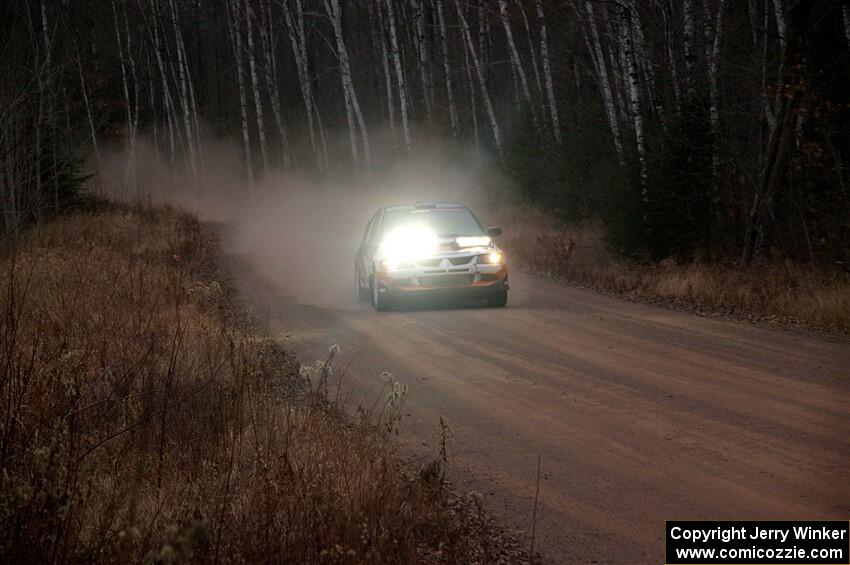 Tim Whitteridge / Mitch Meadows Mitsubishi Lancer Evo VIII on SS3.