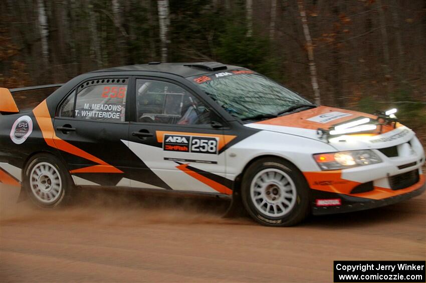 Tim Whitteridge / Mitch Meadows Mitsubishi Lancer Evo VIII on SS3.