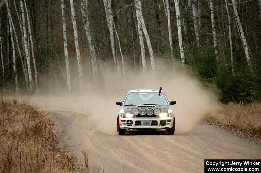 Aidan Hicks / John Hicks Subaru Impreza Wagon on SS3.
