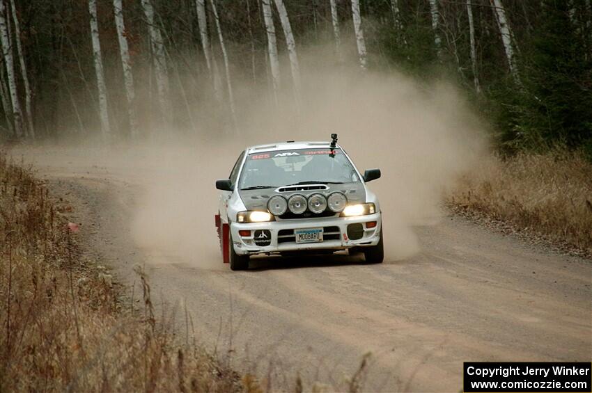 Aidan Hicks / John Hicks Subaru Impreza Wagon on SS3.