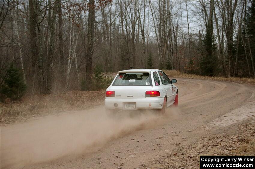 Aidan Hicks / John Hicks Subaru Impreza Wagon on SS3.
