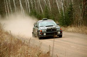 Jacob Kohler / Brittney Kohler Subaru Impreza on SS3.